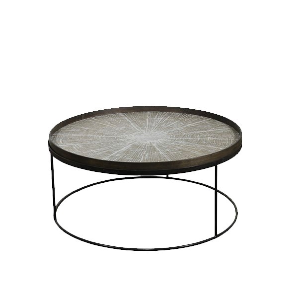 COFFEE TABLE ROUND LOW / EXTRA LARGE (tray not included)